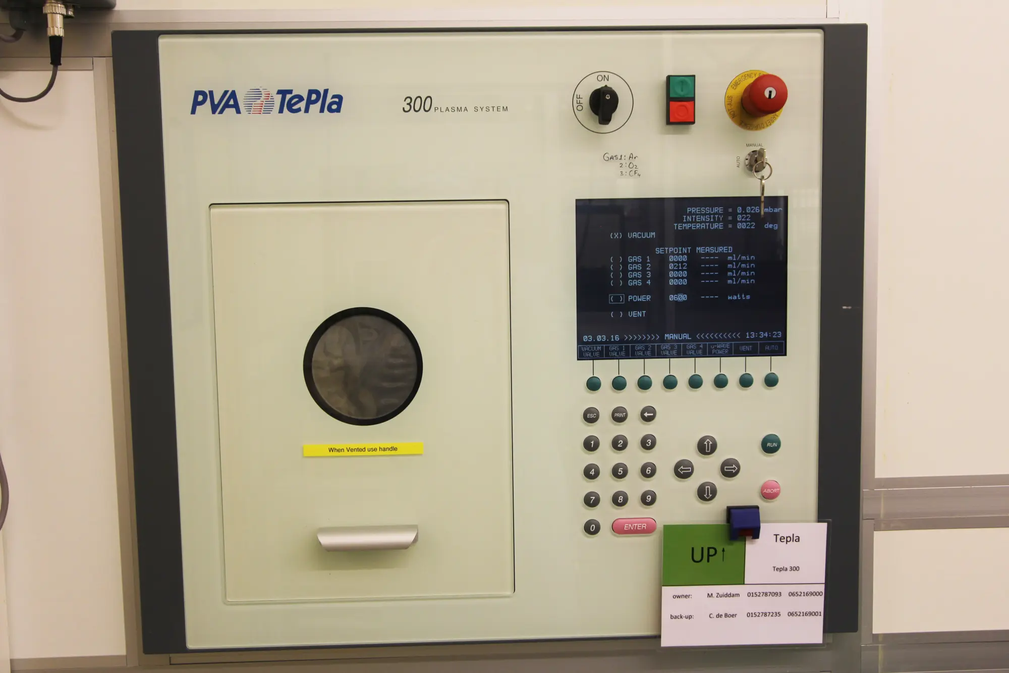 Tepla 300 (plasma etching)